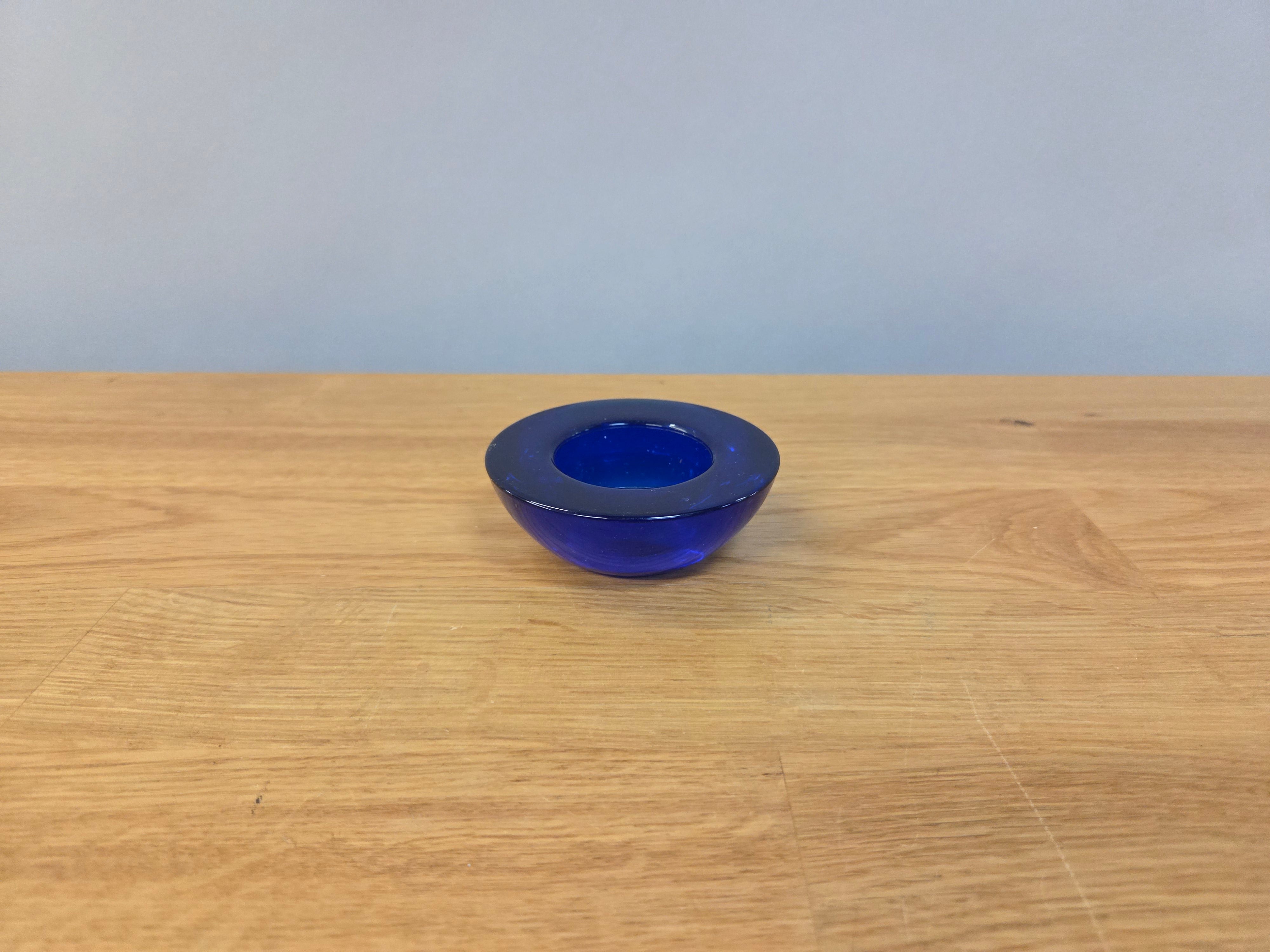 Dark Blue Candle Holder