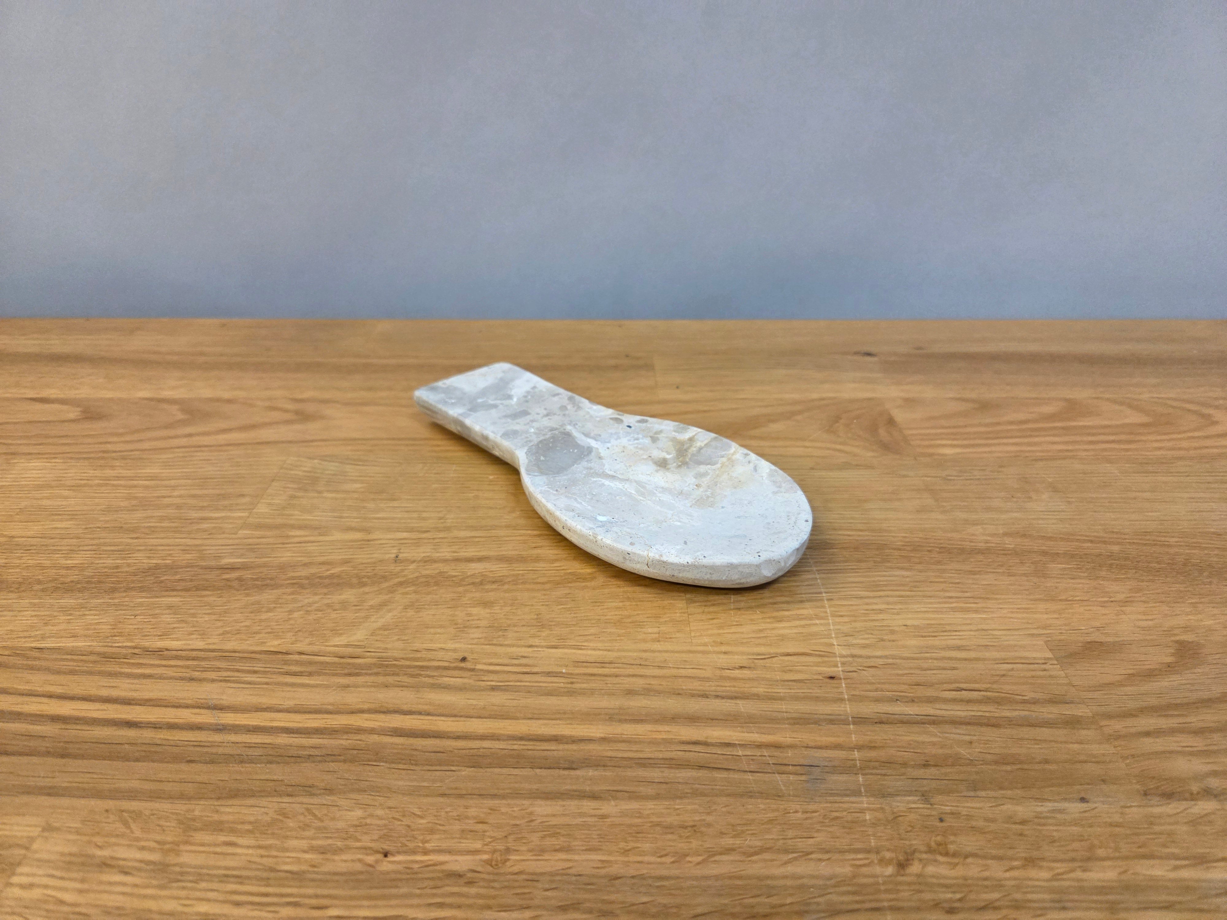 Grey Marble Spoon Rest