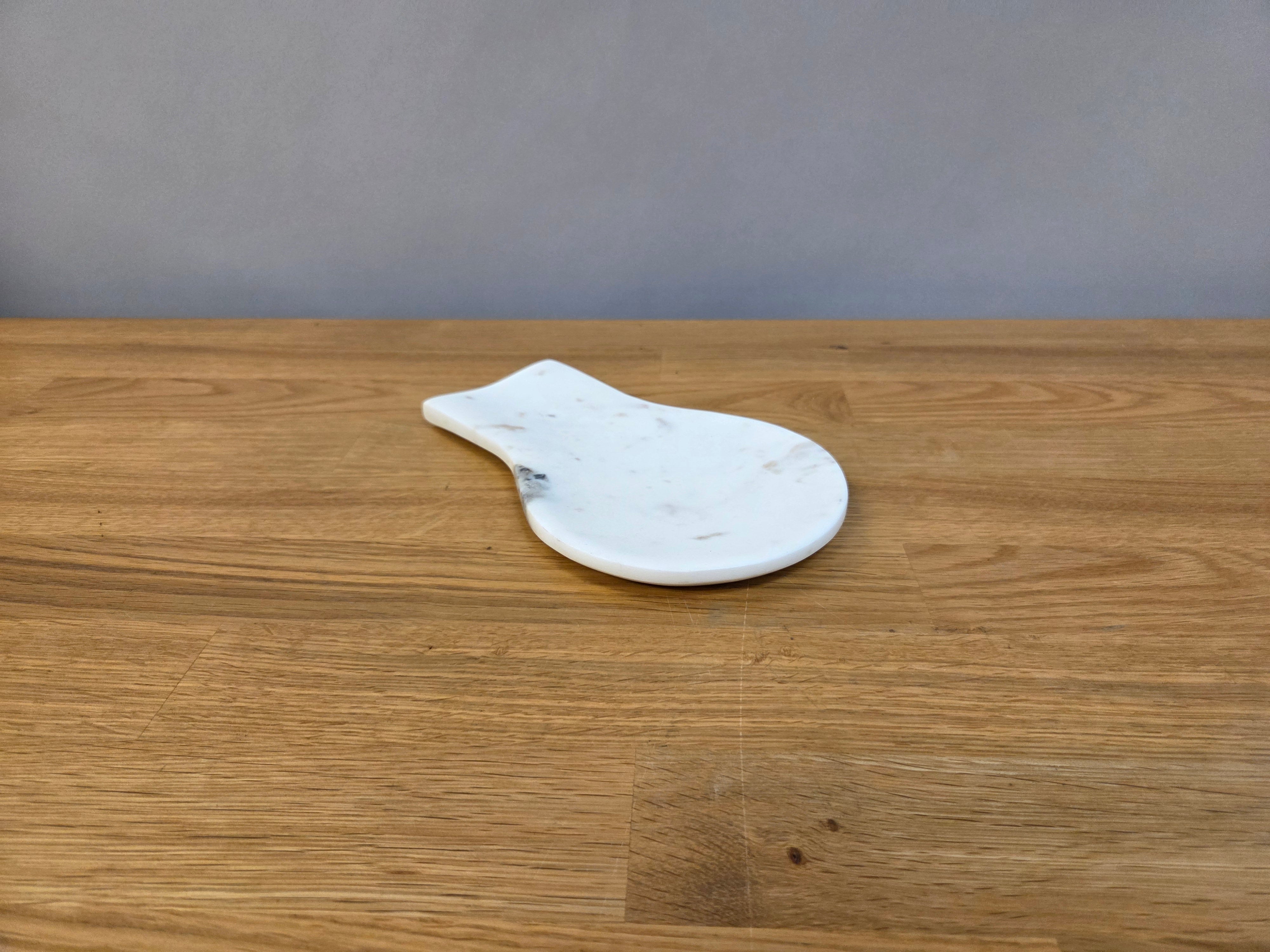 White Marble Spoon Rest