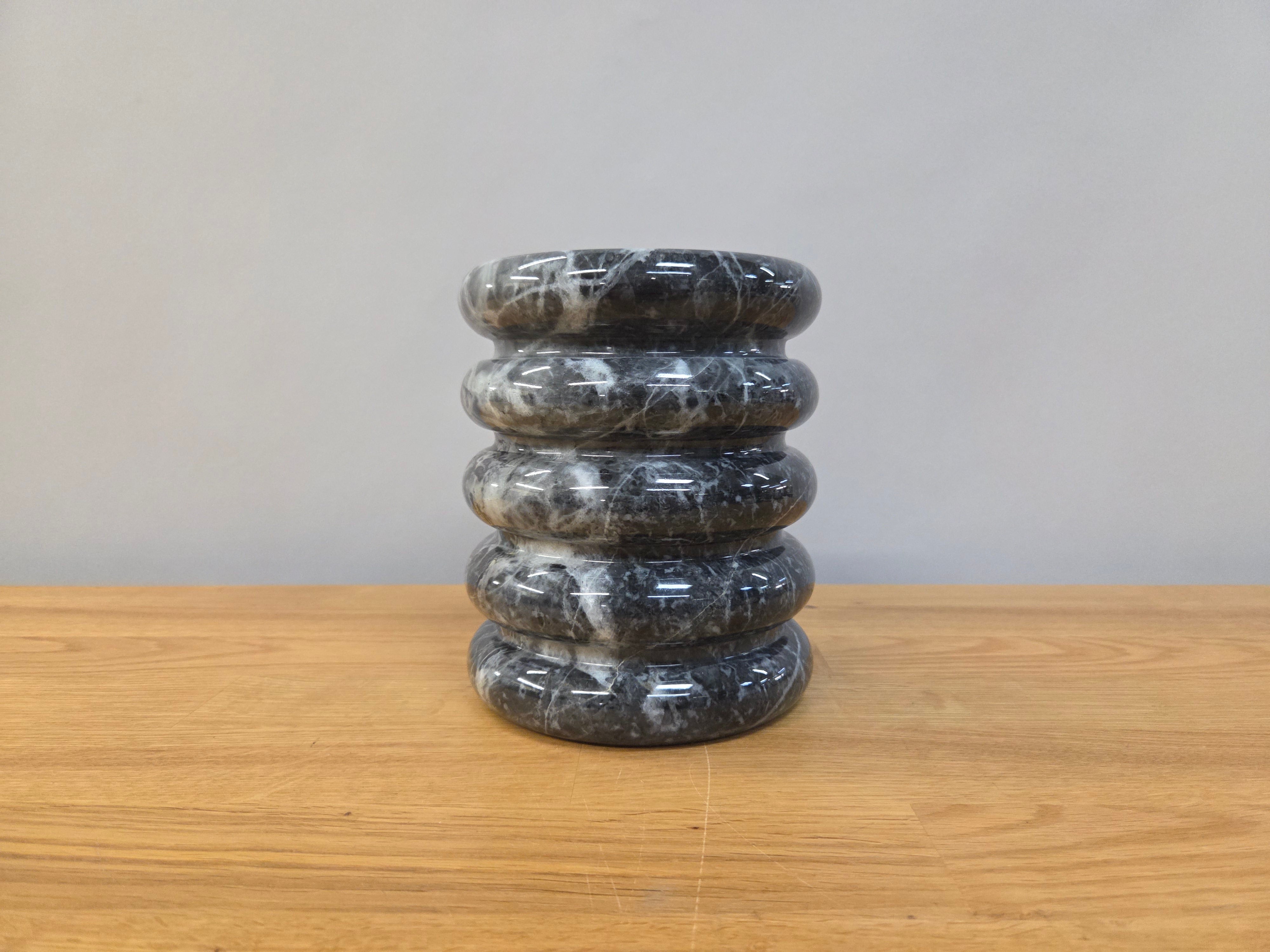 Black Marble Utensil Holder