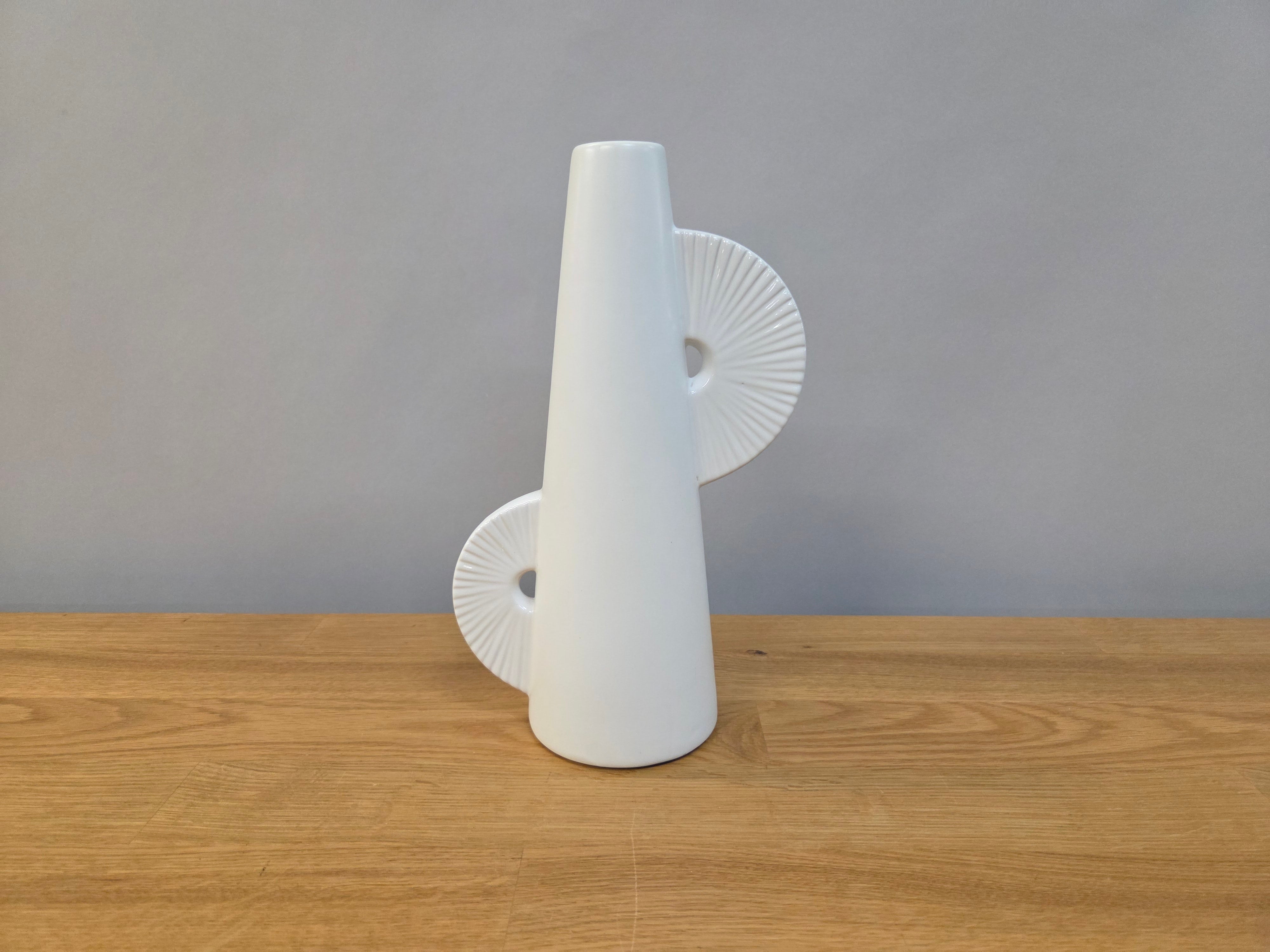 White Cone Vase
