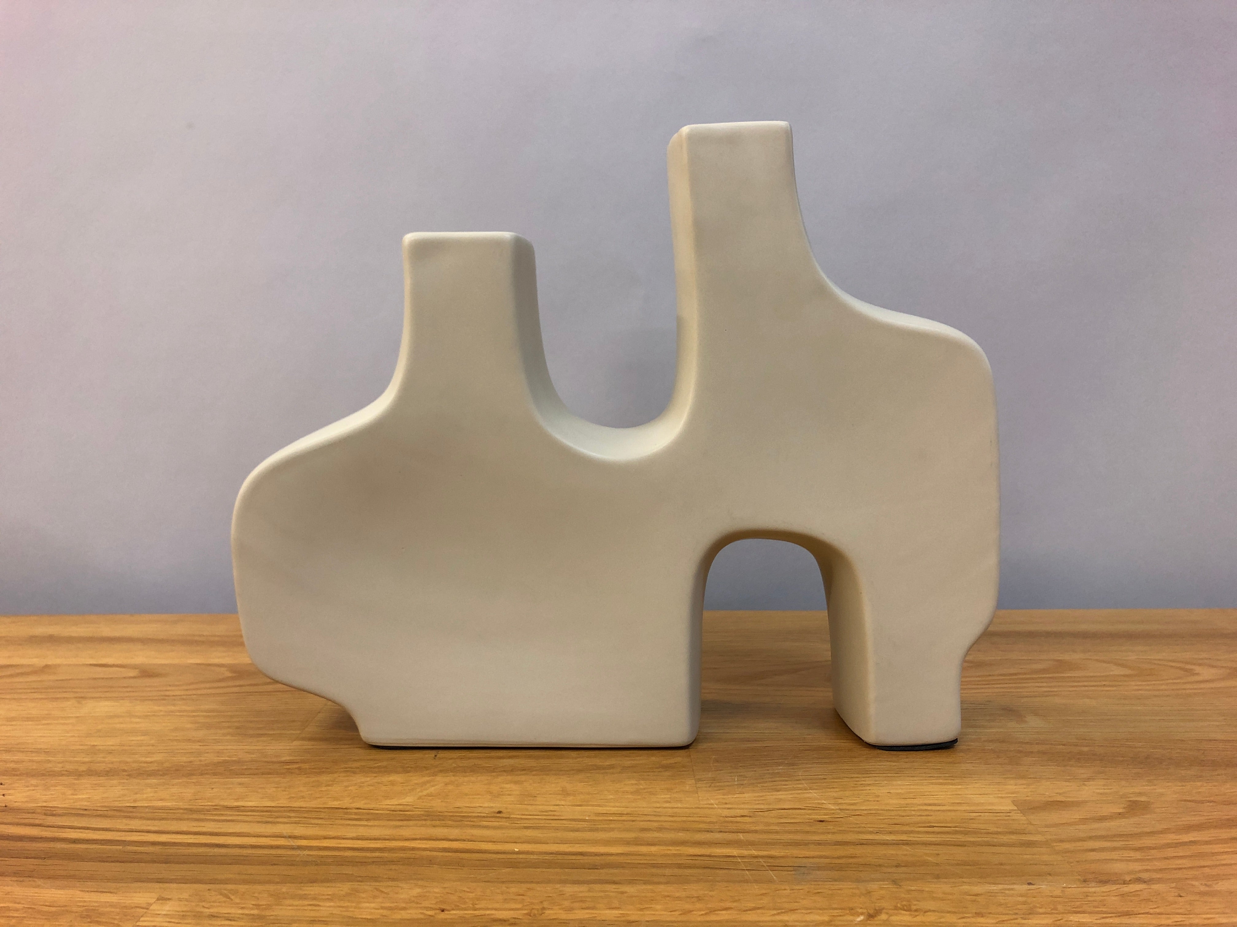 Beige Abstract Vase