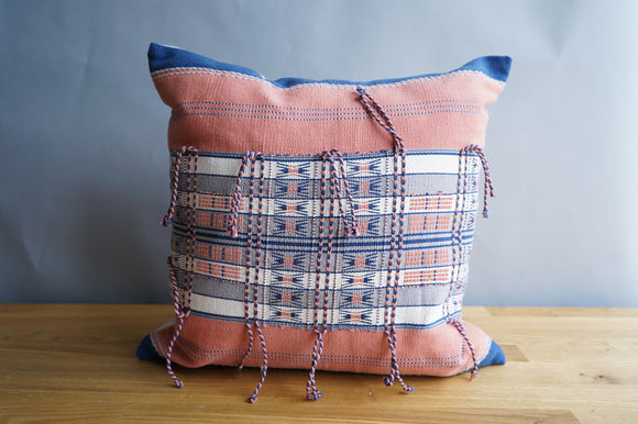 Pink Tassel Pillow