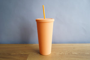 Orange Travel Cup