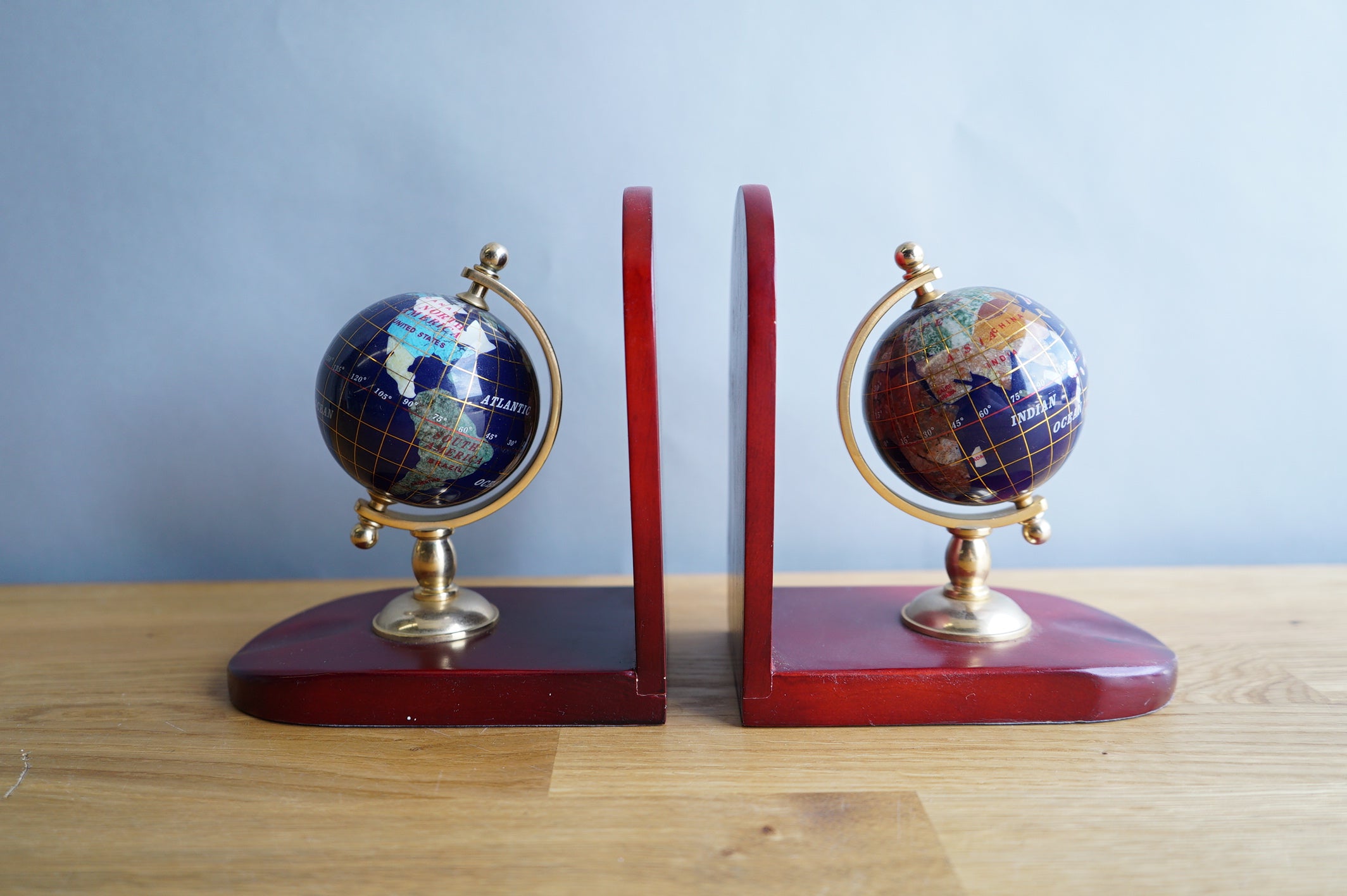 Globe Bookends