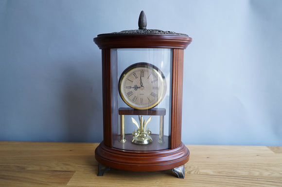 Red Wood Clock
