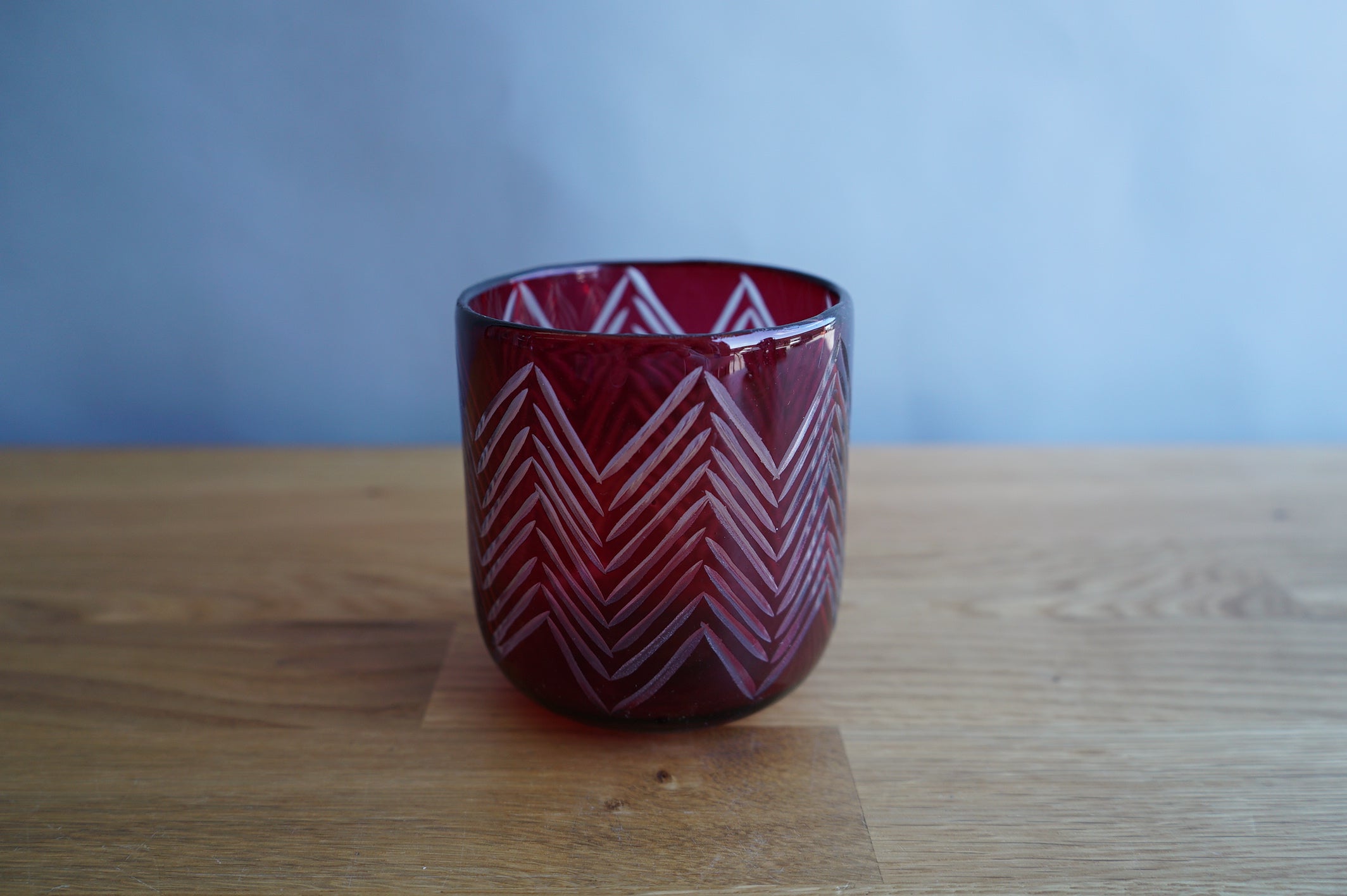 Red Candle Holder