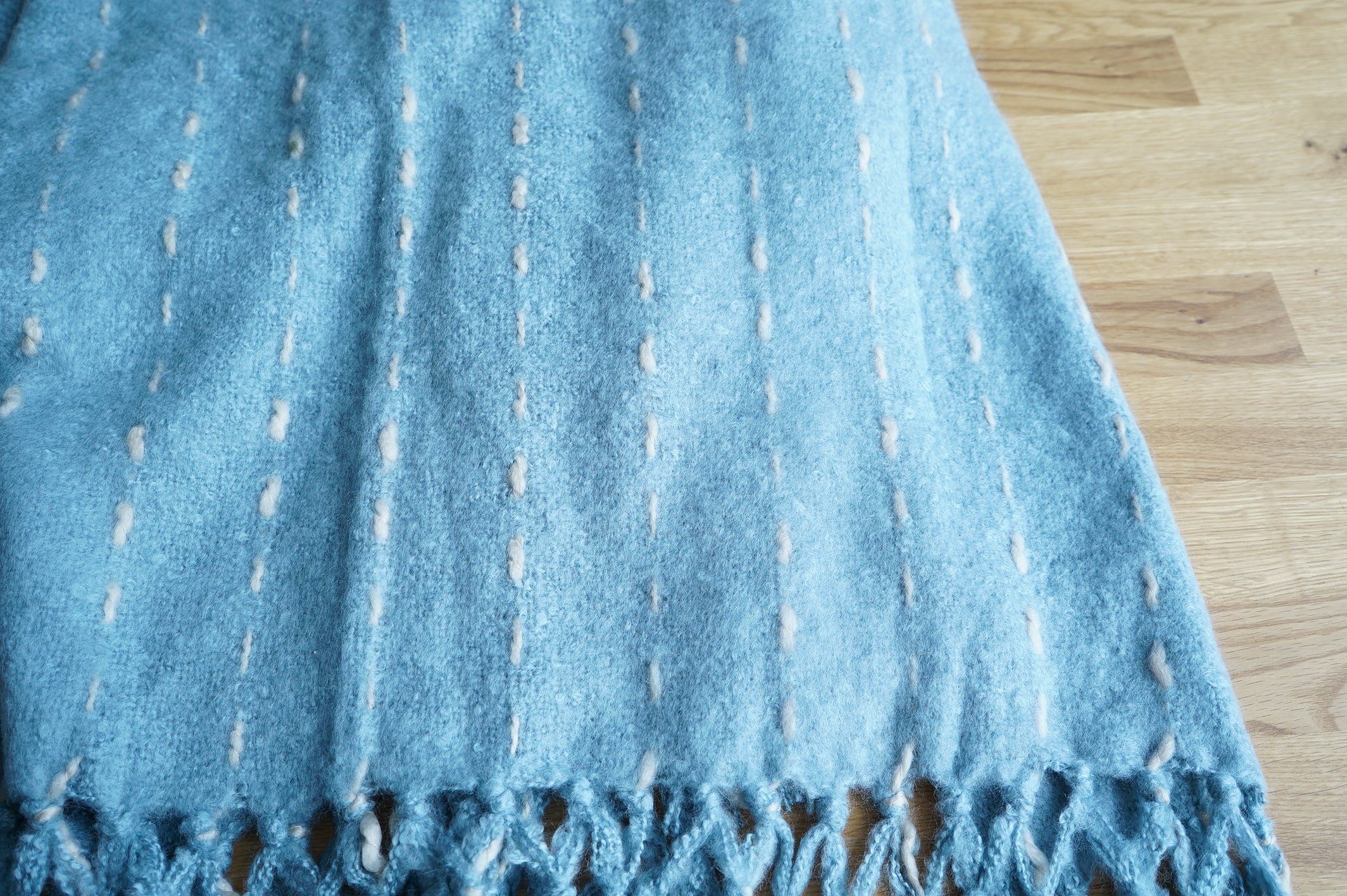 Light Blue Throw Blanket