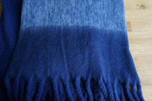 Blue Ombre Throw Blanket