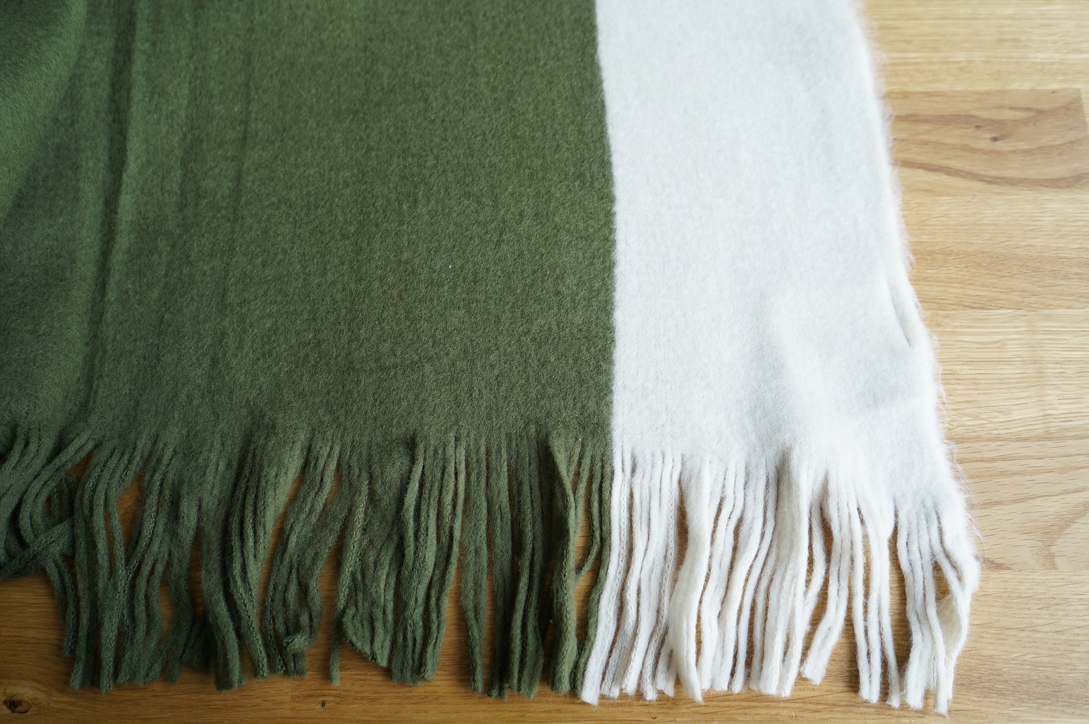 Moss Green Throw