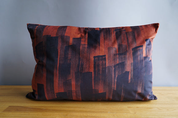 Red Abstract Pillow