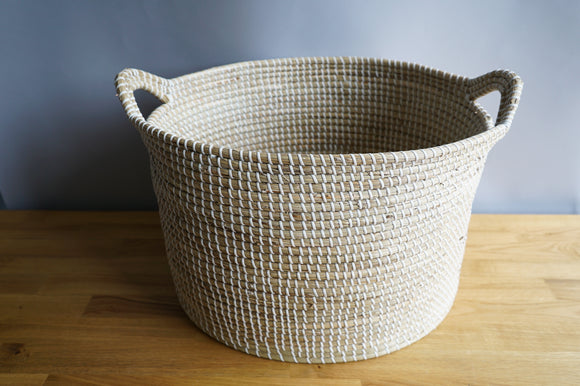White and Wicker Basket