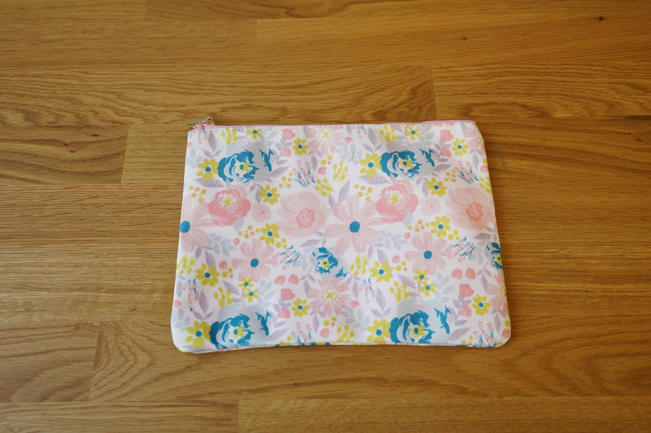 Flowered Pencil Case