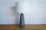 Grey Ripple Lamp