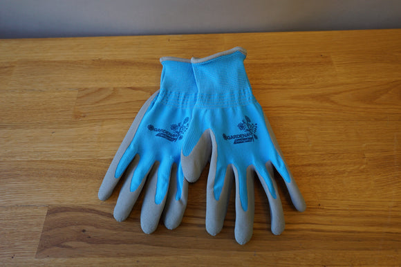 Blue Gardening Gloves