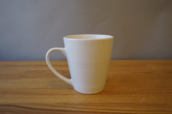 White Textured Mug