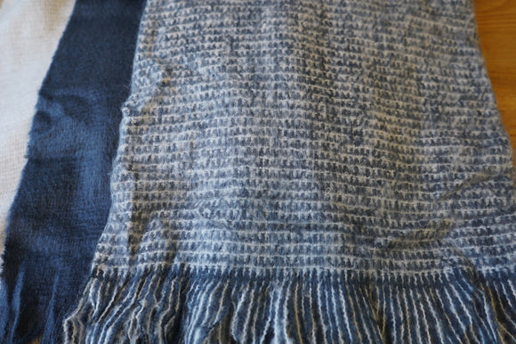 Various Blues Throw Blanket