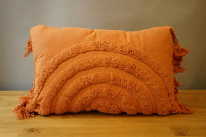 Orange Rainbow Pillow