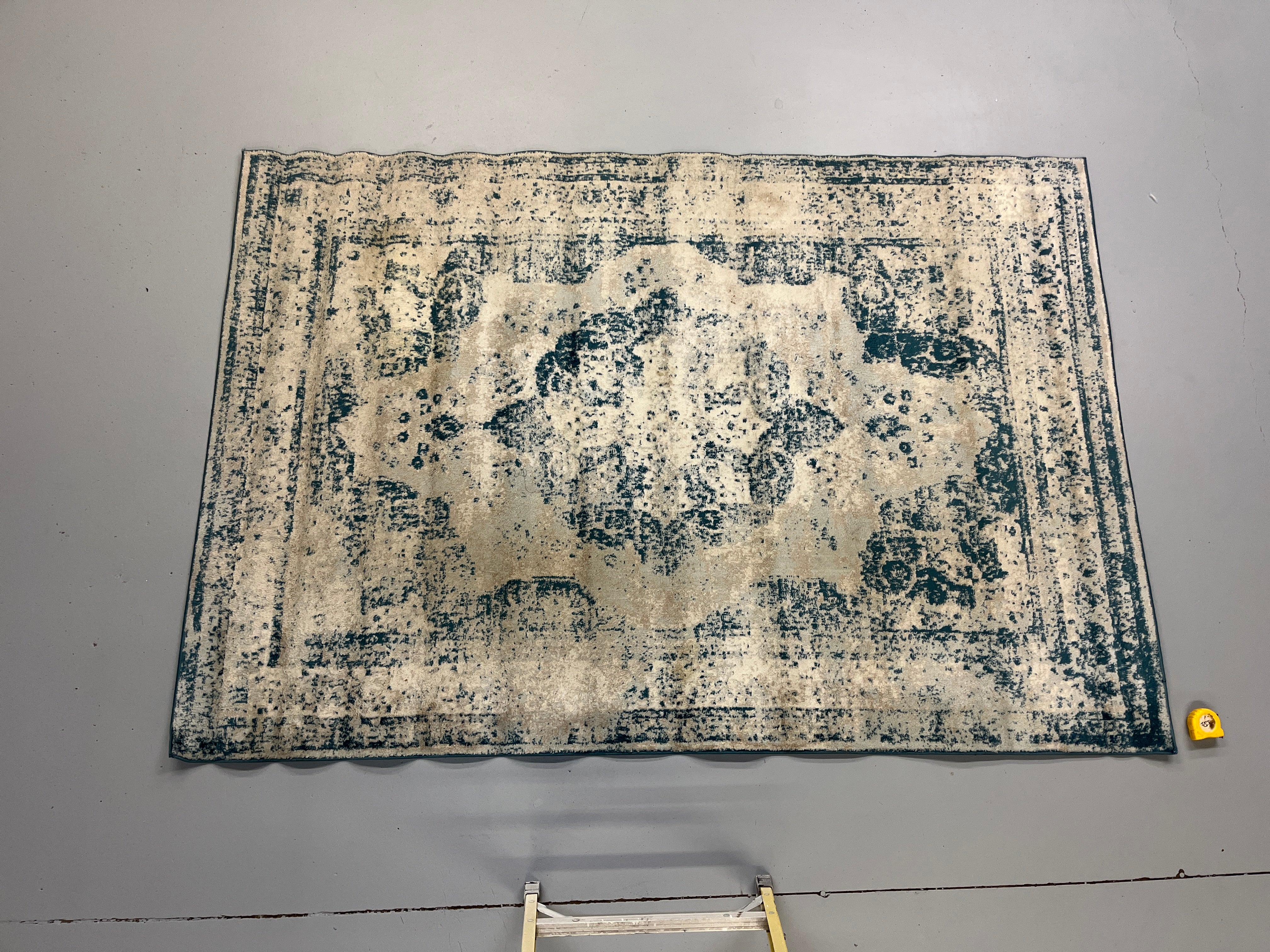 Teal Persian Rug - 106x73