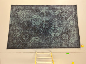 Dark Blue-Green Rug - 119x78