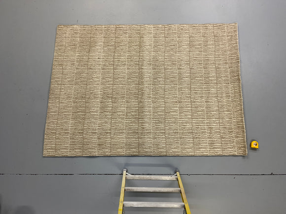 Neutral Striped Rug - 94x68