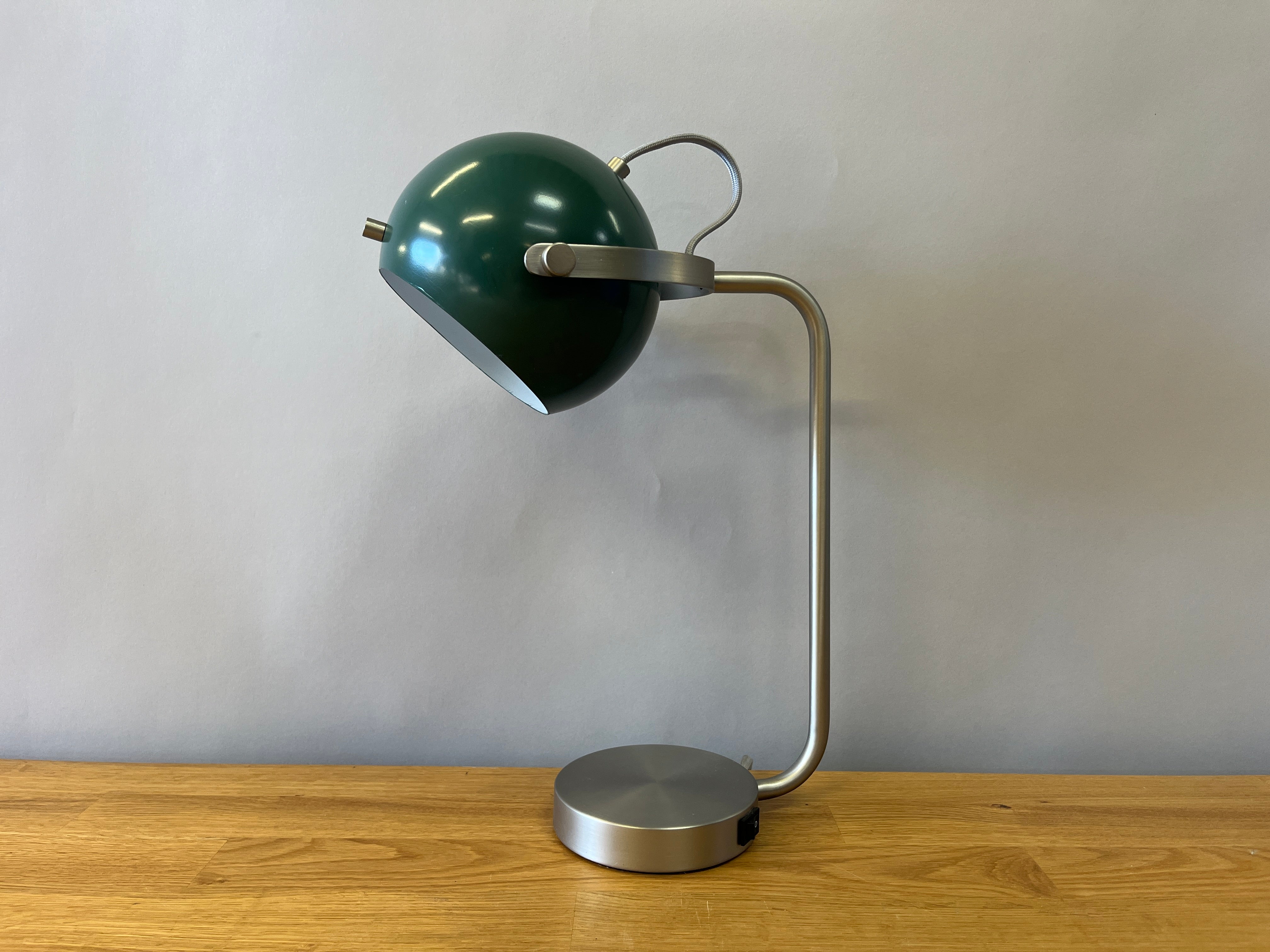 Green Metal Desk Lamp