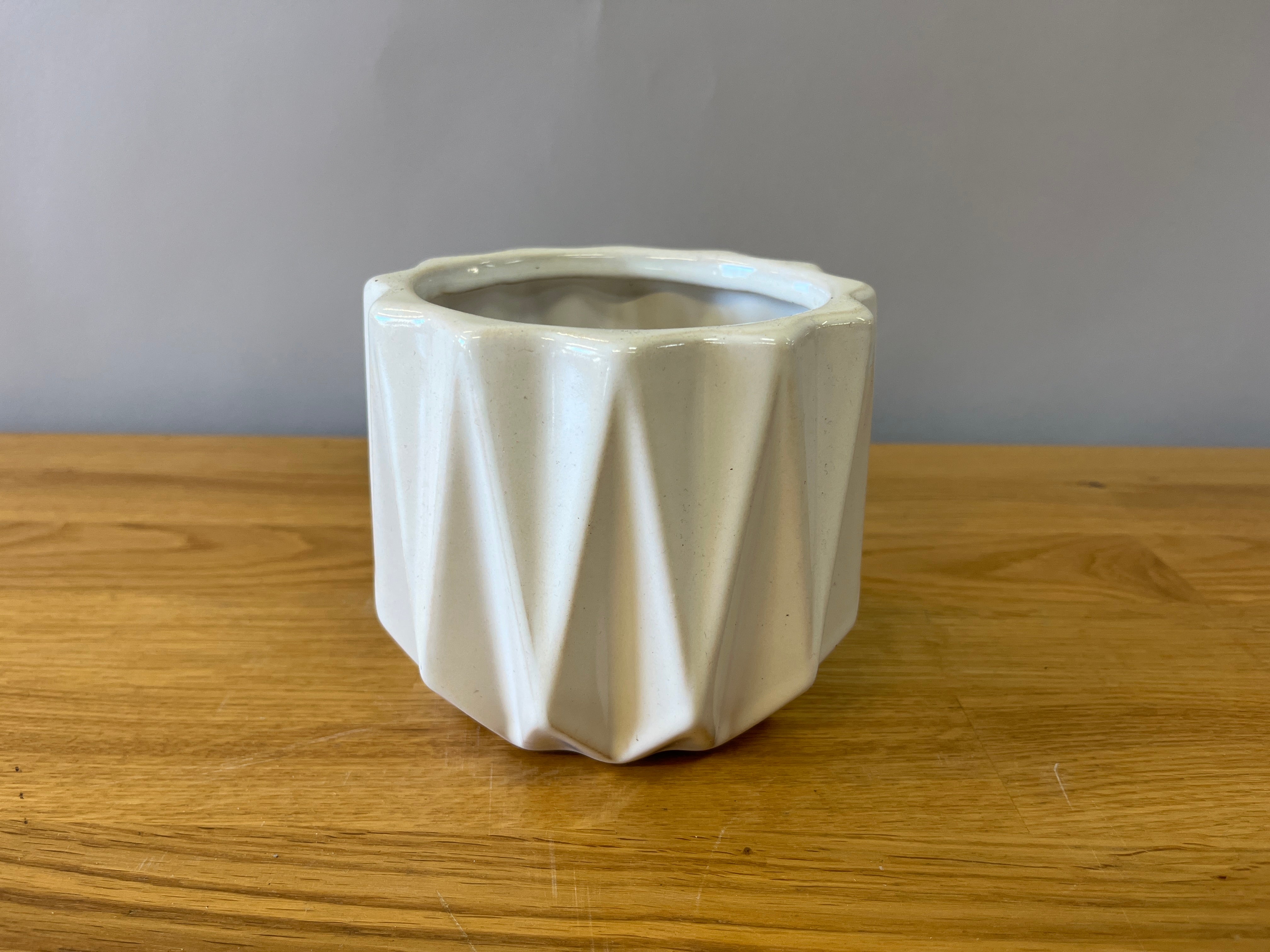 White Planter Pot