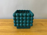 Blue Bubble Pot