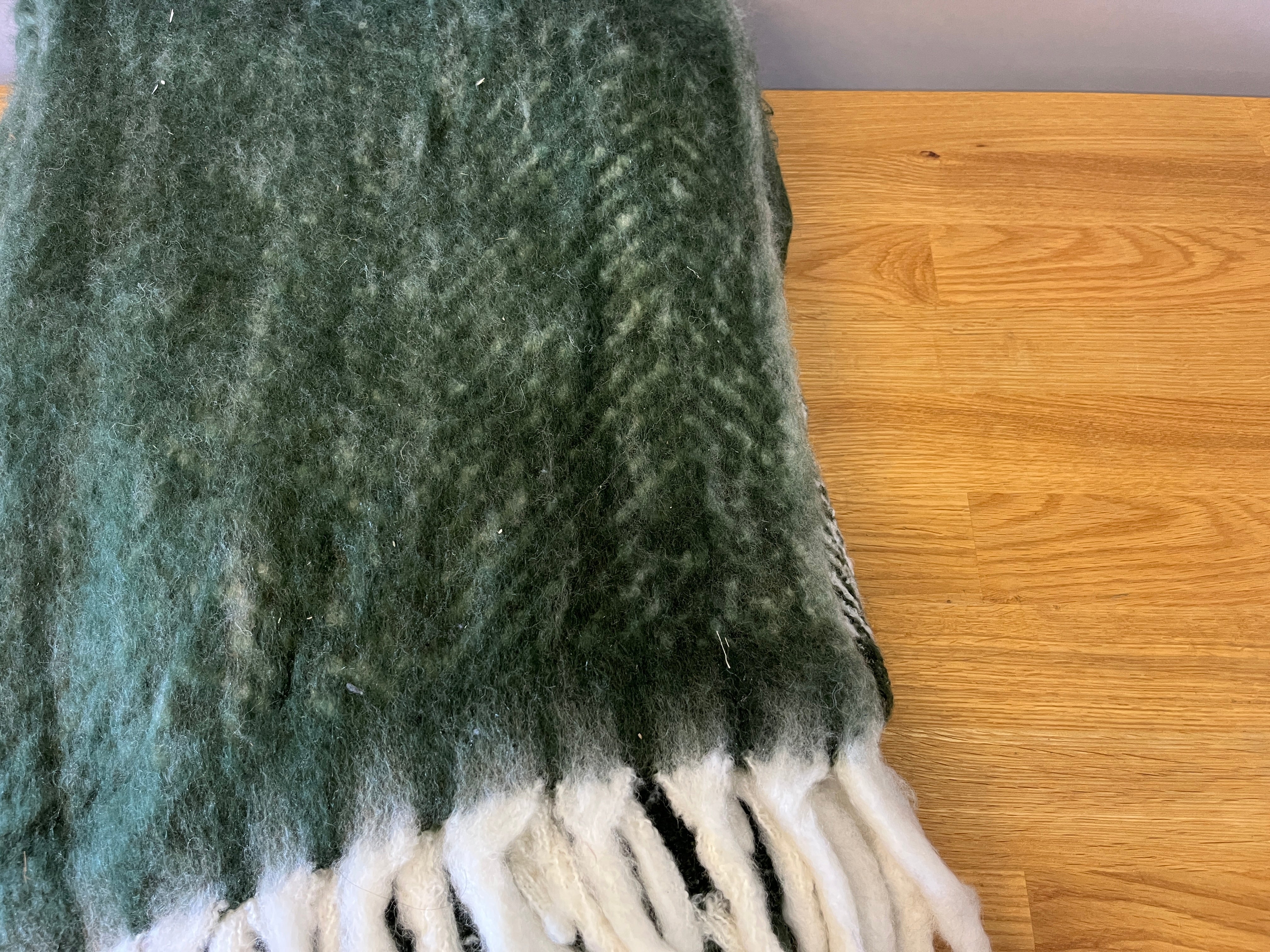 Green Throw Blanket