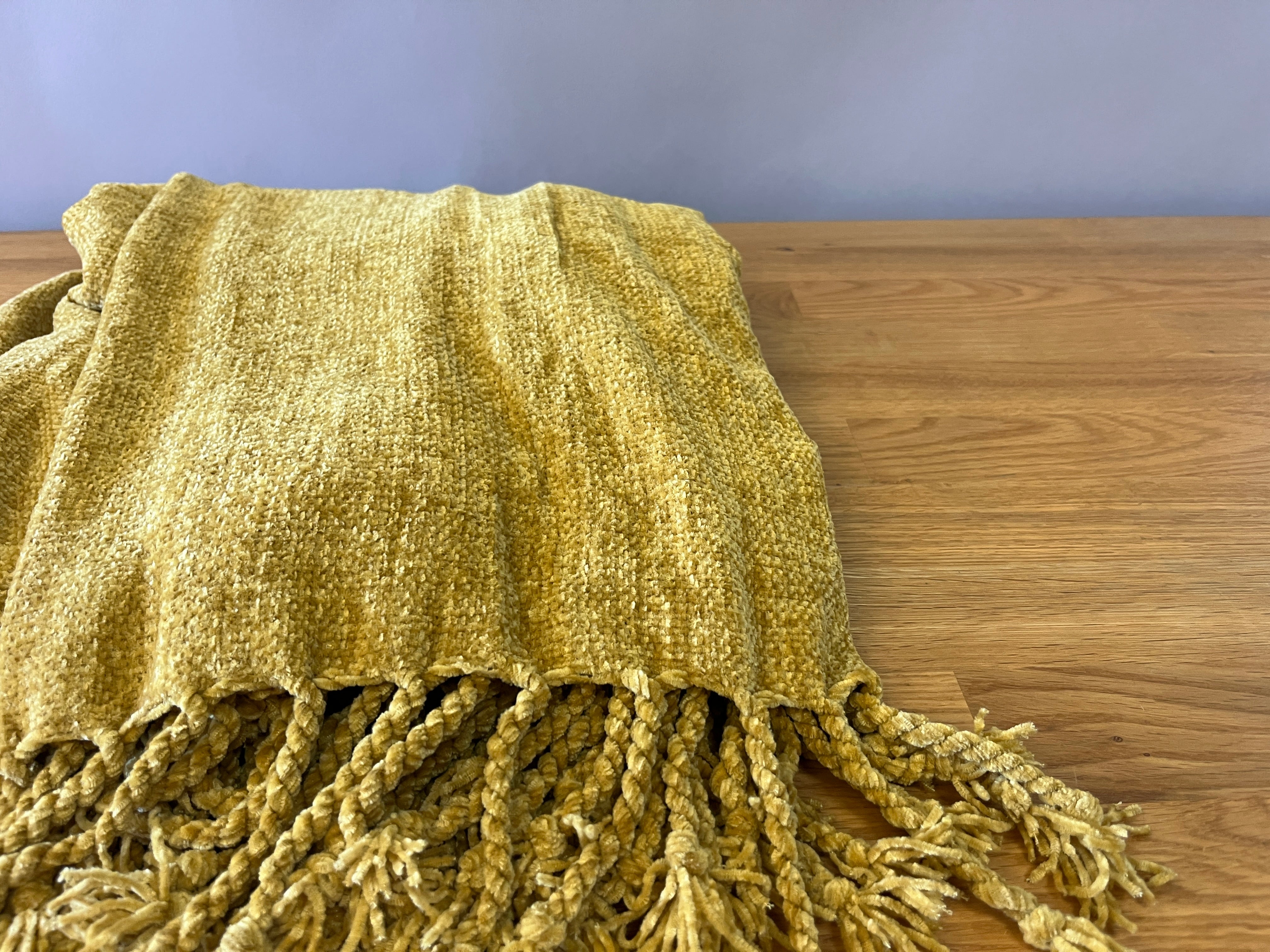 Yellow Throw Blanket