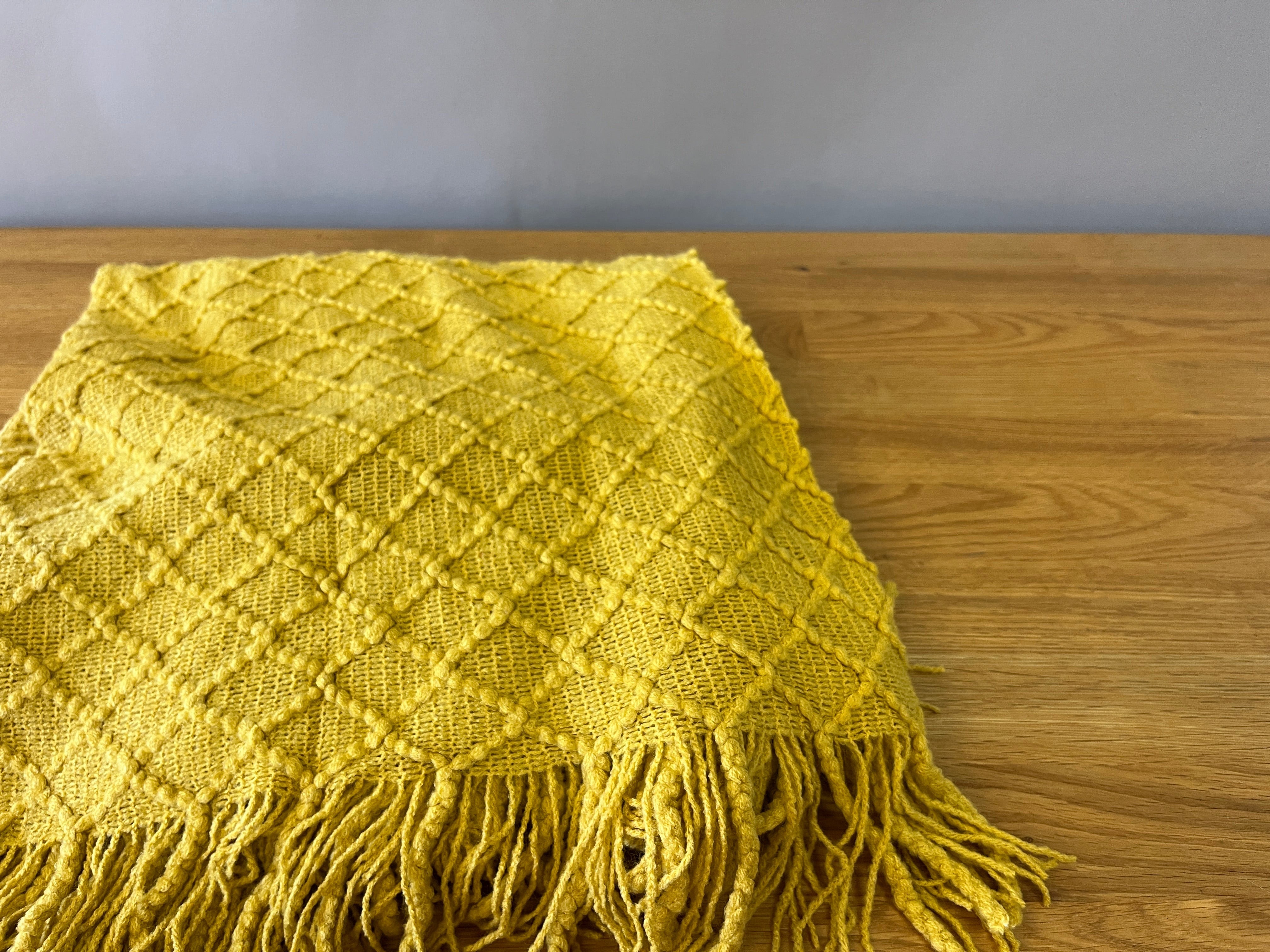 Yellow Throw Blanket