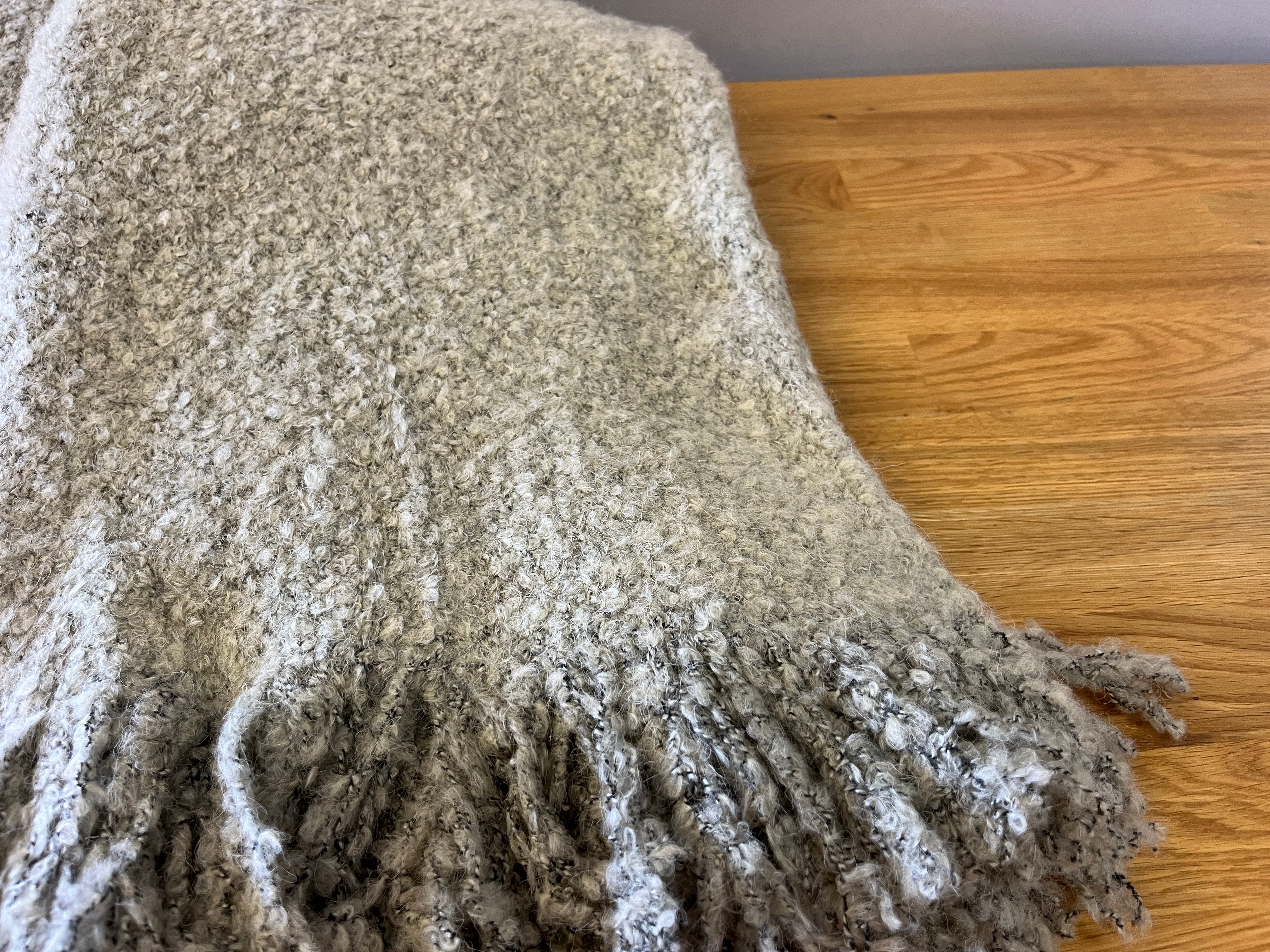 Grey Throw Blanket