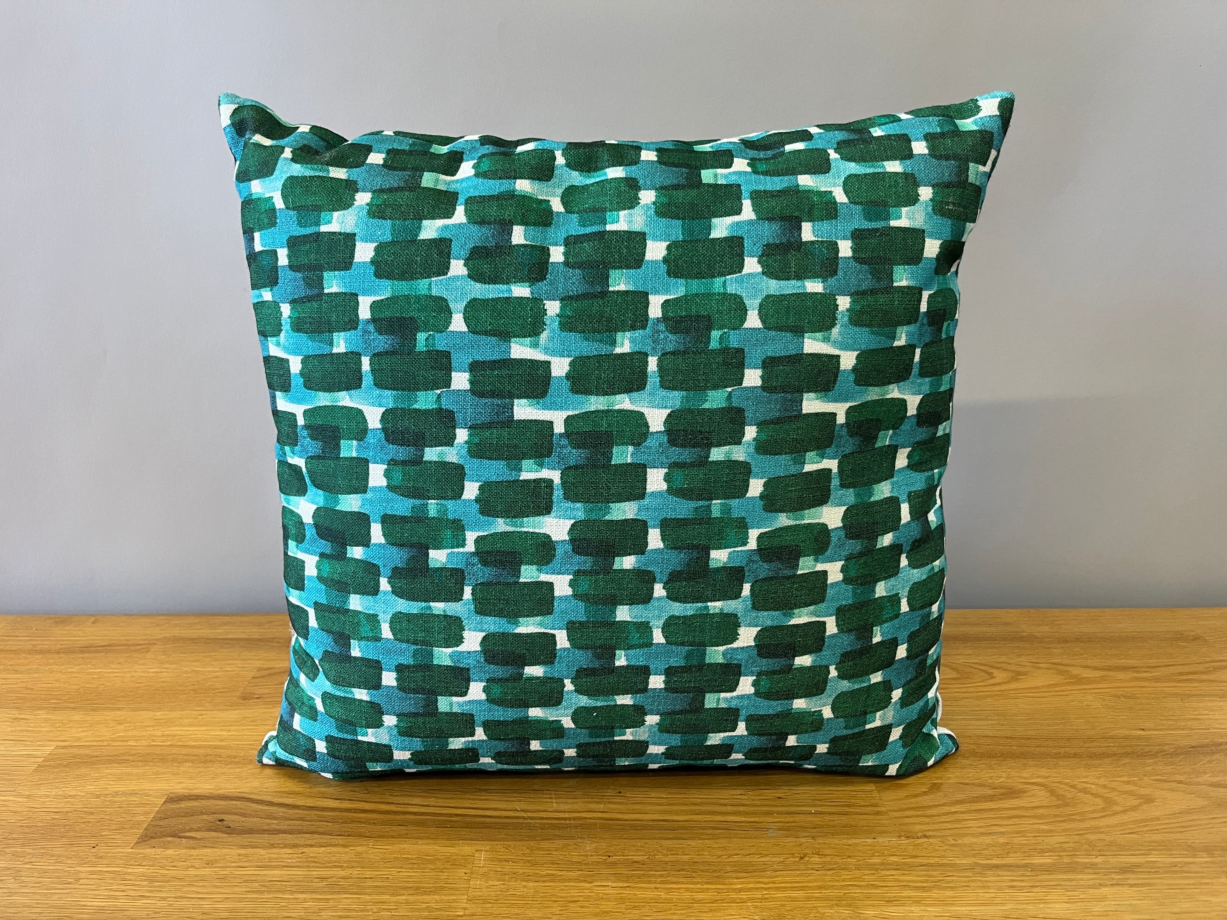 Green Blue Pillow