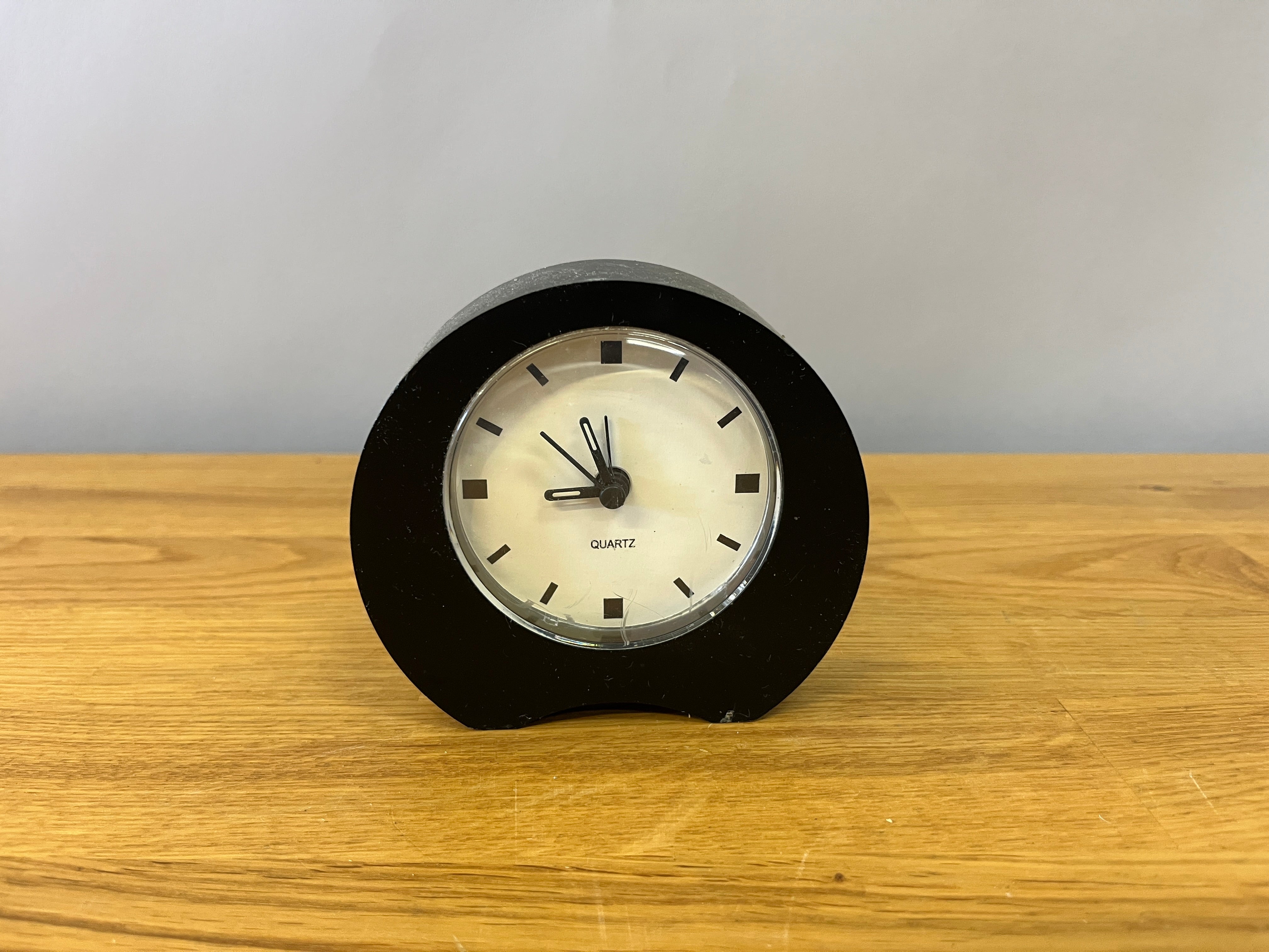 Black Circular Clock