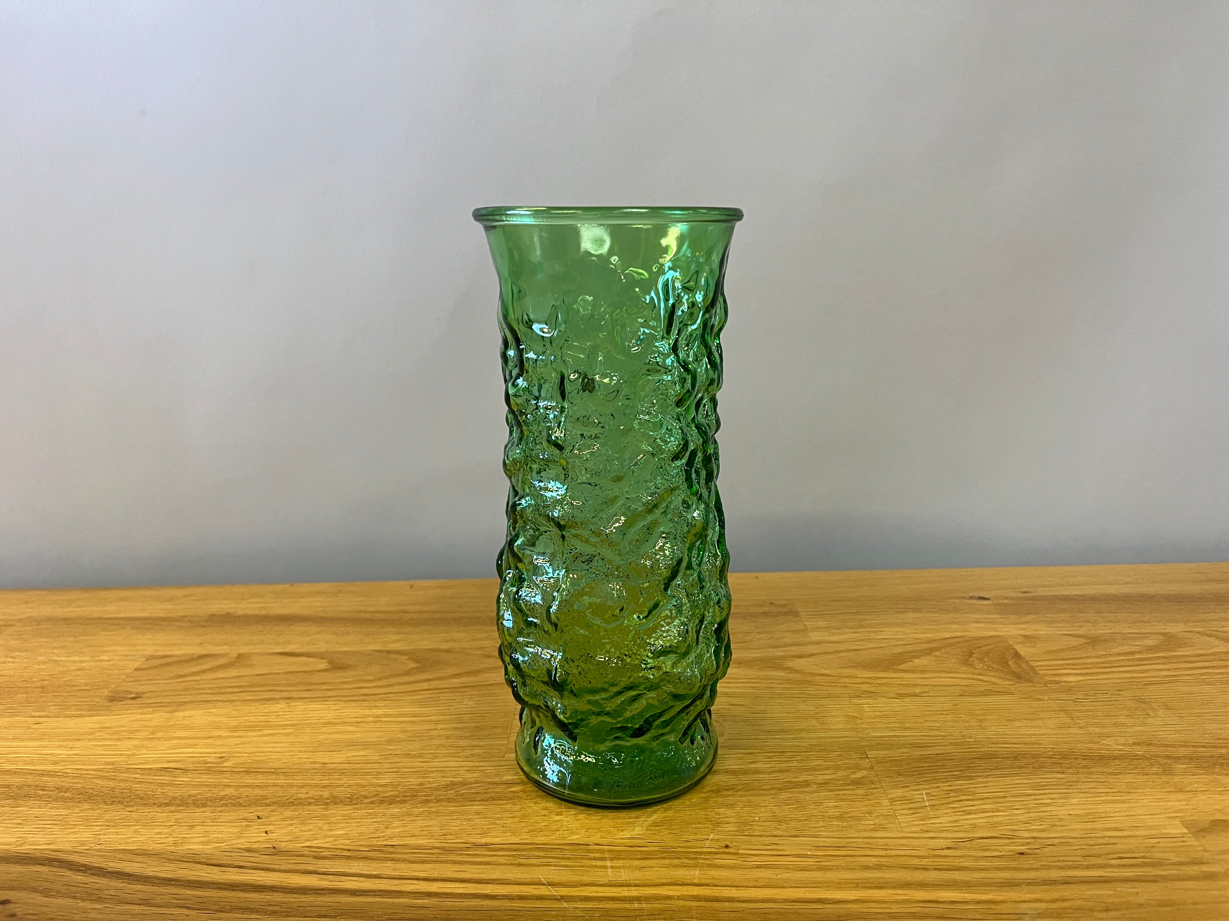 Green Glass Vase