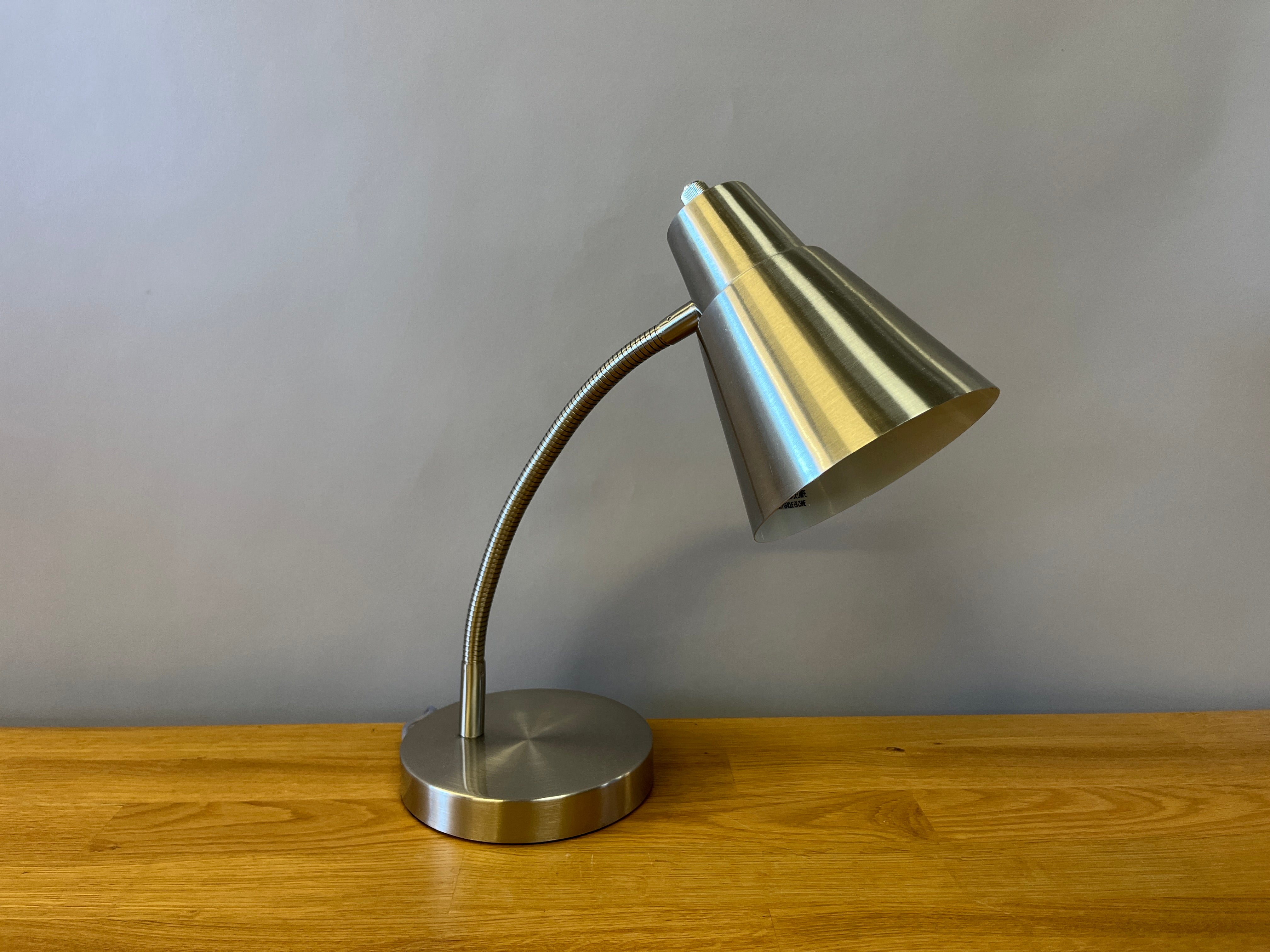 Silver Desk Lamp