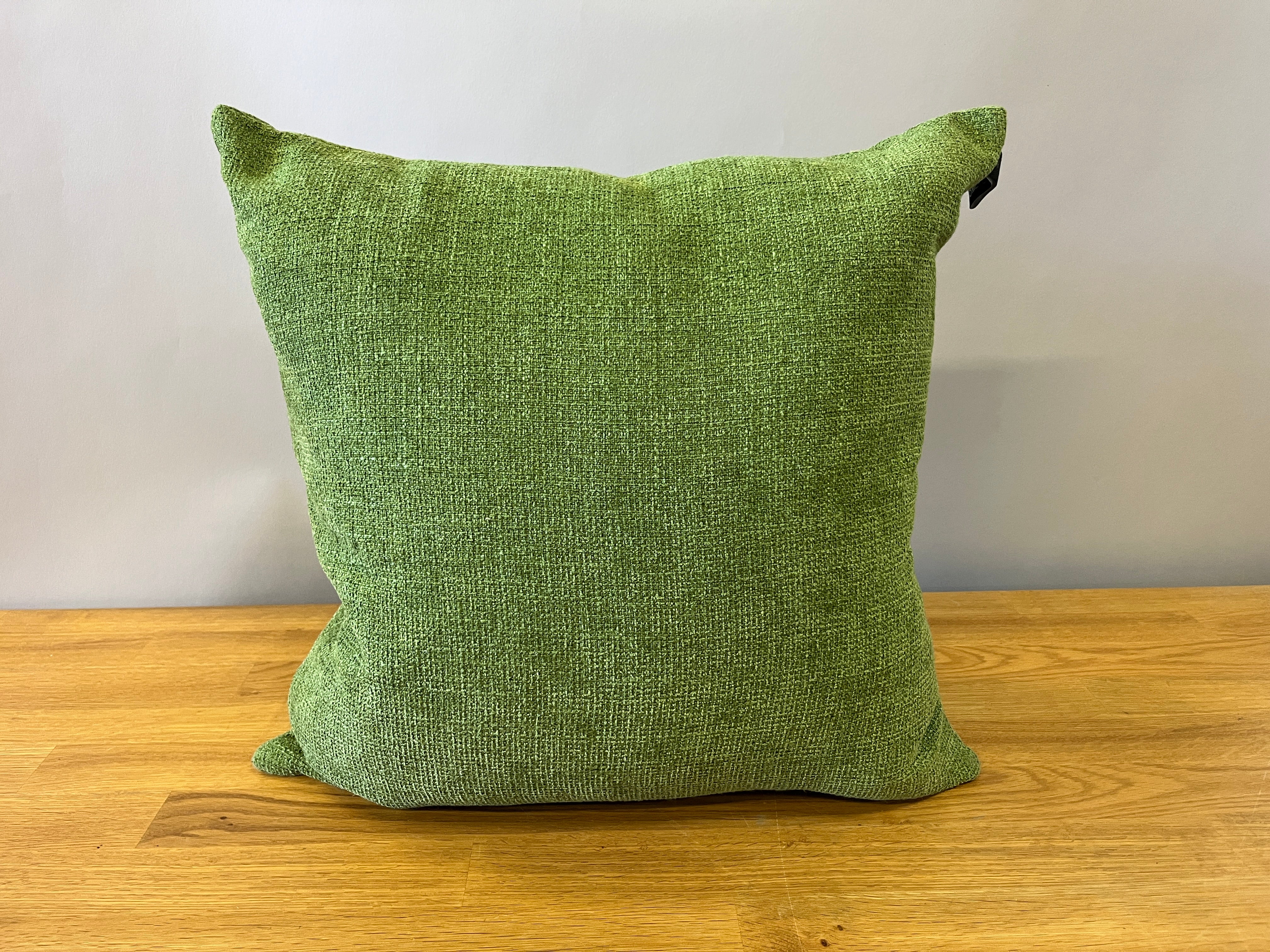 green pillow