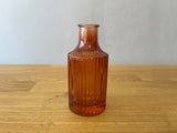 Amber Glass Bud Vase