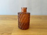 Amber Glass Bud Vase
