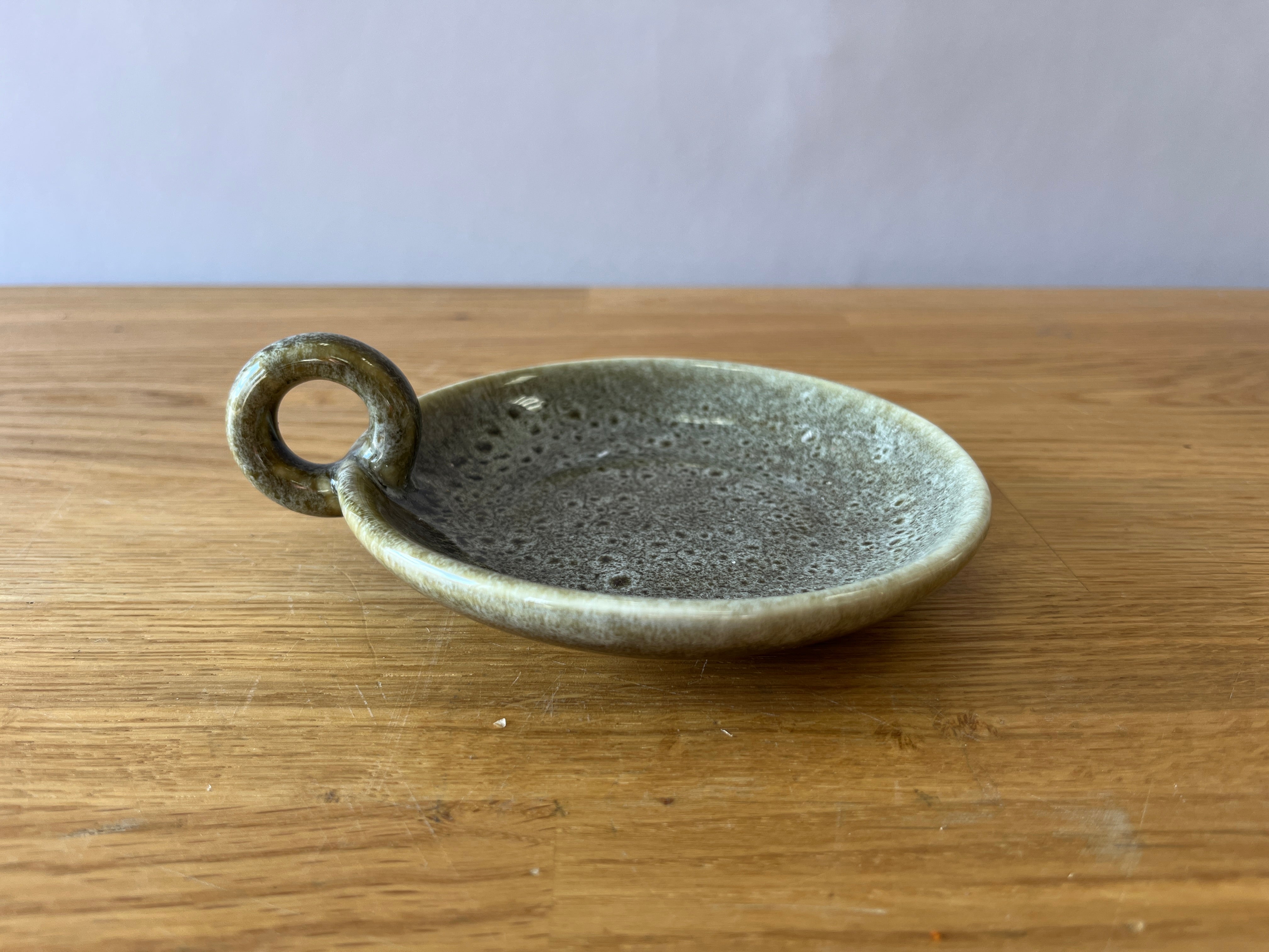 Green Candle Holder tray