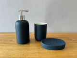 matte black toothbrush holder