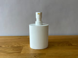 matte white soap dispenser