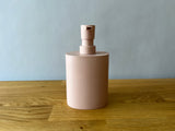 matte pink soap dispenser
