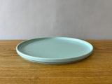 light blue melamine dinner plate