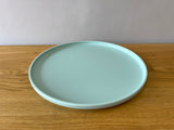 light blue melamine dinner plate