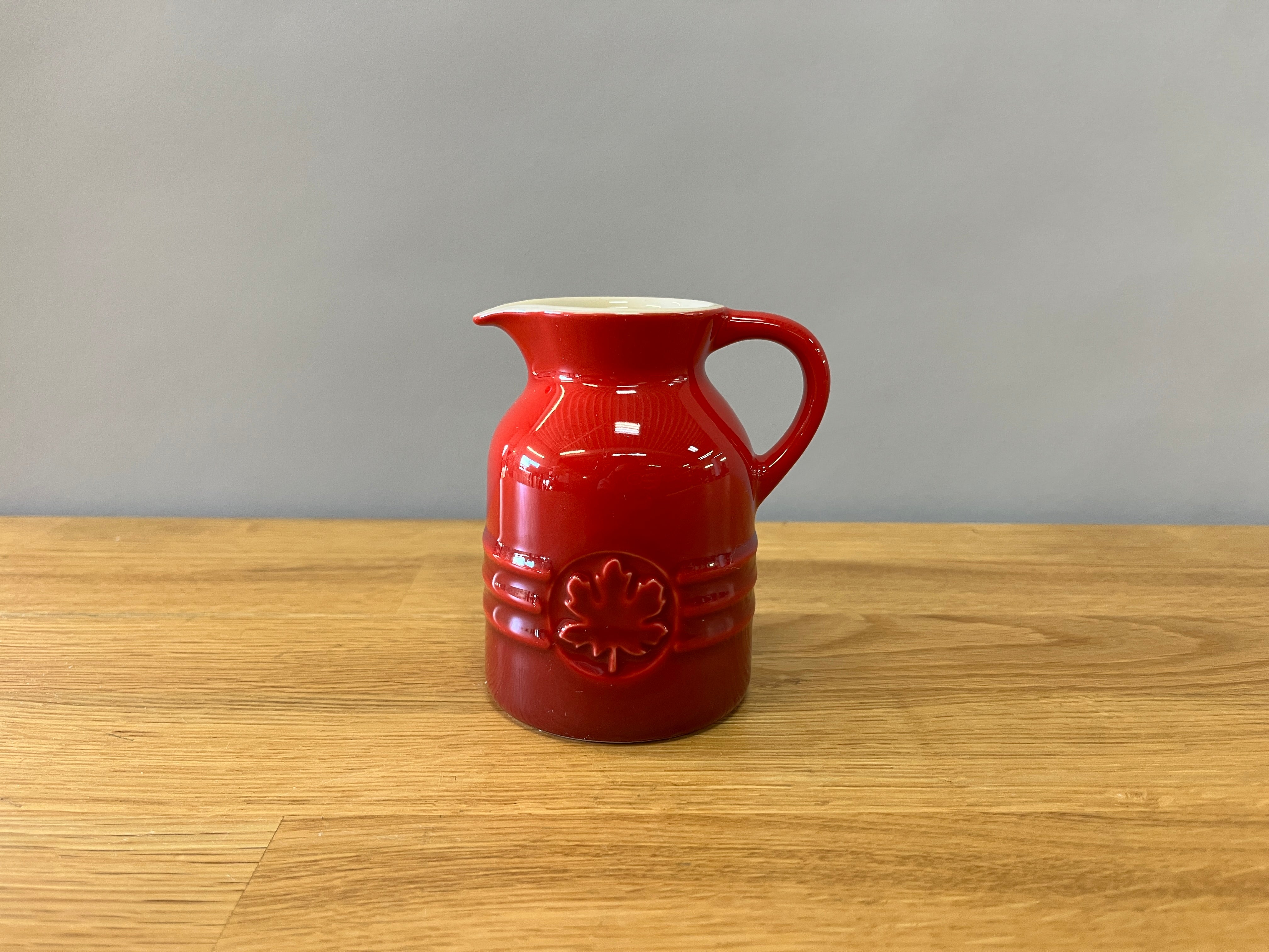 Red Syrup Jar