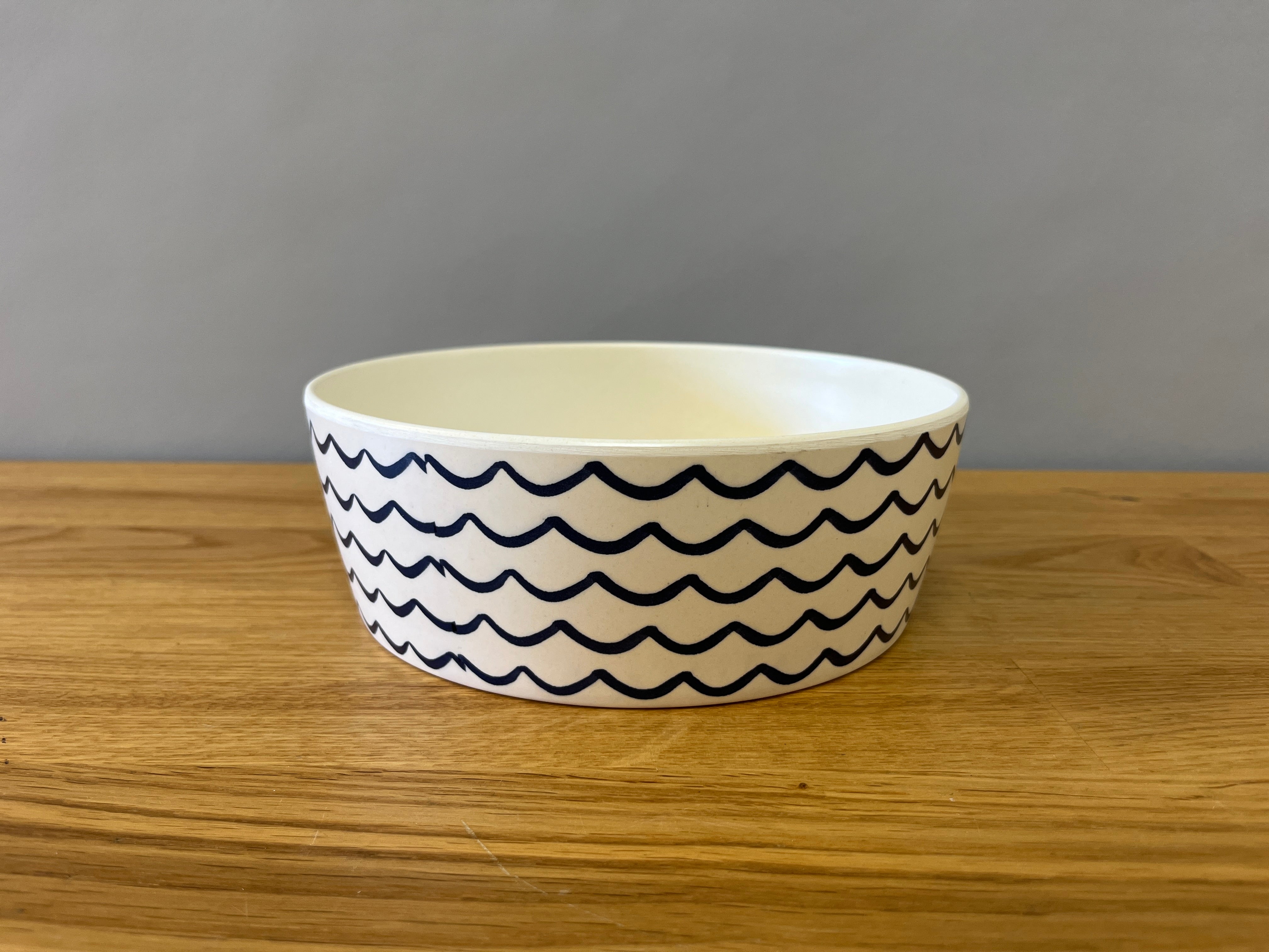 Blue Wave Dog Bowl