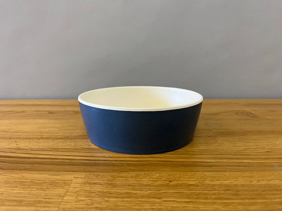 Dark Blue Dog Bowl