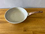 Grey Pan with Wood Handle