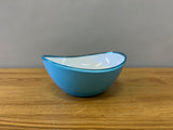 Blue Asymmetrical Bowl